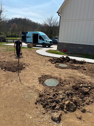 Septic riser installation in Thompson's Station, TN